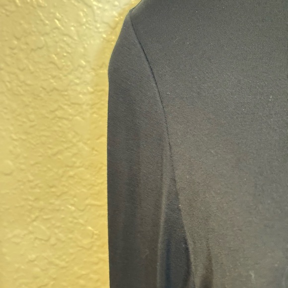 Vobcty Long Black Sexy Turtleneck Dress - Picture 8 of 9